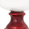Elk Studio Melrose Bowl, Large Antique Red Artifact and Clear 209055